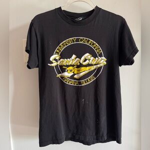 Vintage University of California Santa Cruz UCSC Banana Slugs Distressed T-Shirt